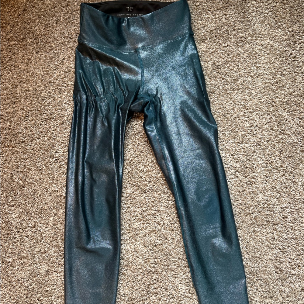 Heroine Sport Blue iridescent Leggings